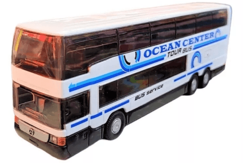 Bus Super Coach Pull Back- Dorado