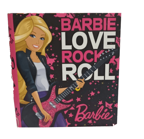 Carpeta Escolar Barbie 3 Anillos Rock n Roll