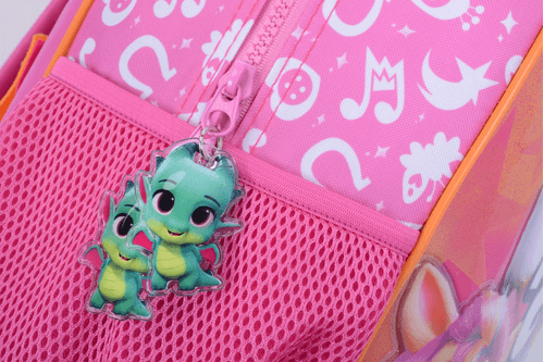 Mochila Espalda My Little Pony 16” Rosa y Naranja