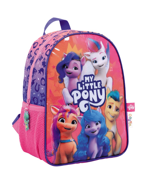 Mochila Espalda My Little Pony 12” Goup Rosa y Violeta
