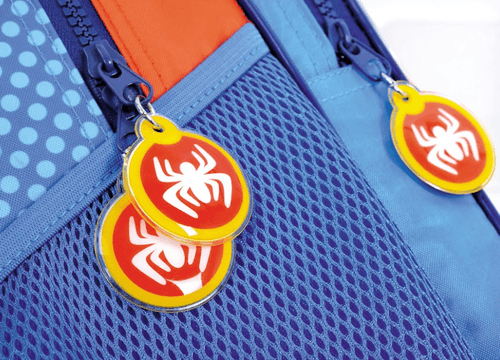 Mochila Spidey Villanos Carro 16” Rojo