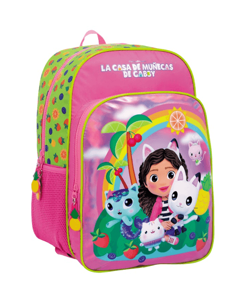 Mochila Espalda Gabby’s DollHouse 16” Rainbow Verde