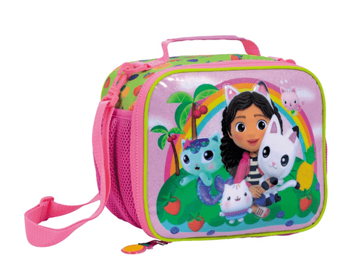Lonchera Gabby’s DollHouse Rainbow Verde