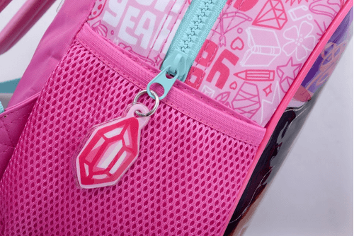 Mochila Carro Disney Princess 12” Power Rosa