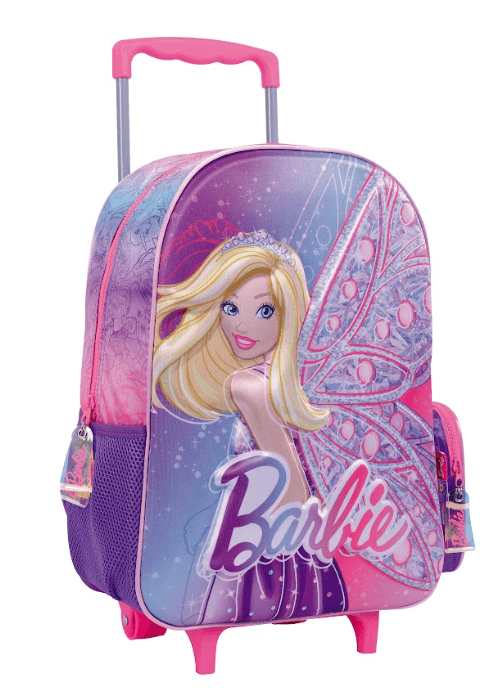 Mochila Carro Barbie 16” Fantasy Violeta