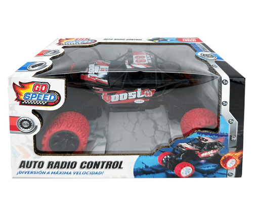 Auto a Radio Control Ruedas de Goma Chico Rojo