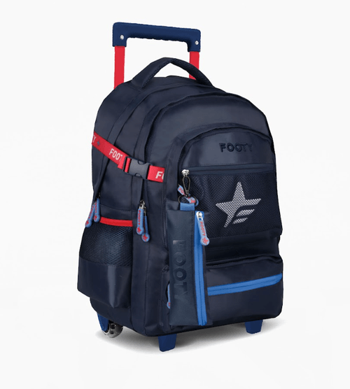 Mochila Carro Footy Big Kids 18” Star Azul