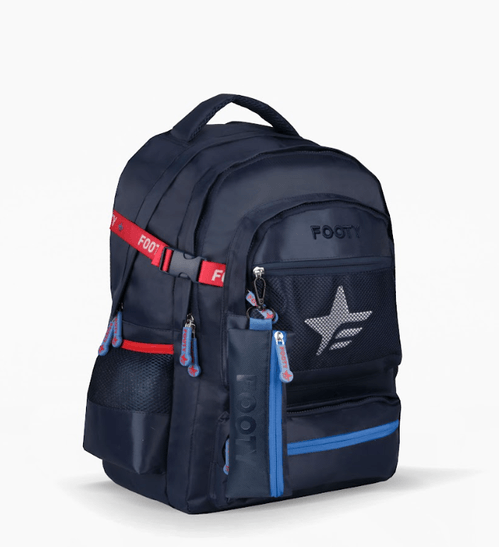 Mochila Espalda Footy Big Kids 18” Star Azul