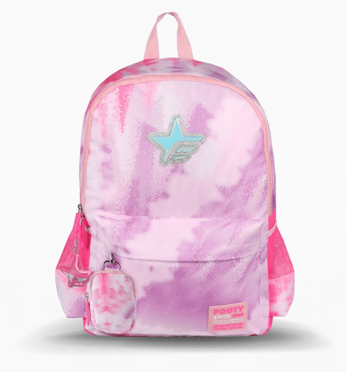 Mochila Espalda 18” Footy Big Kids Batik Fucsia