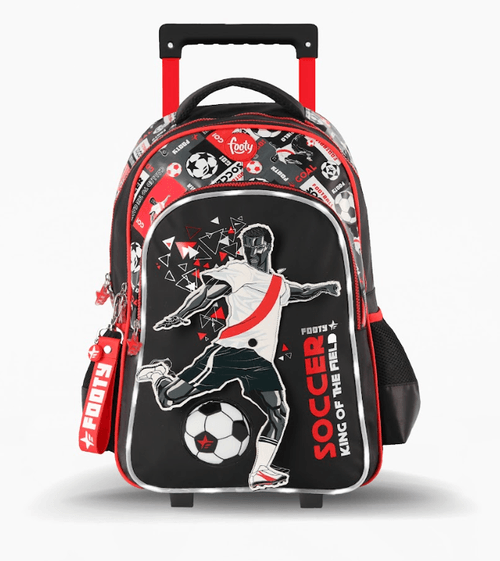 Mochila Carro 18” Footy Dinamic con Luz Led Rojo