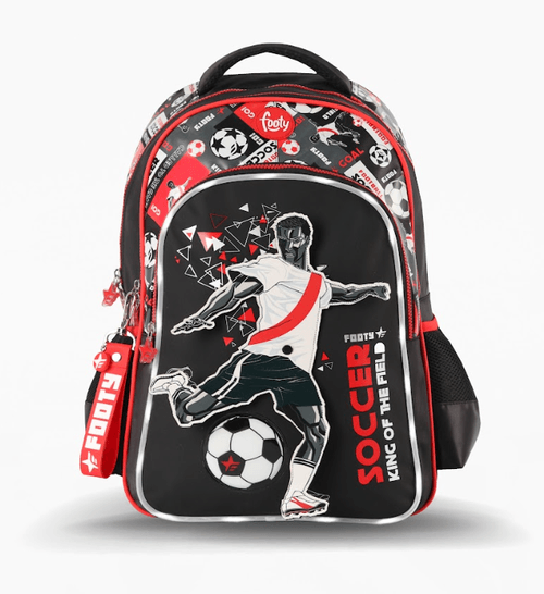 Mochila Espalda 18” Footy Dinamic con Luz Led Rojo