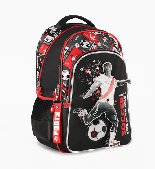 Mochila Espalda 18” Footy Dinamic con Luz Led Rojo