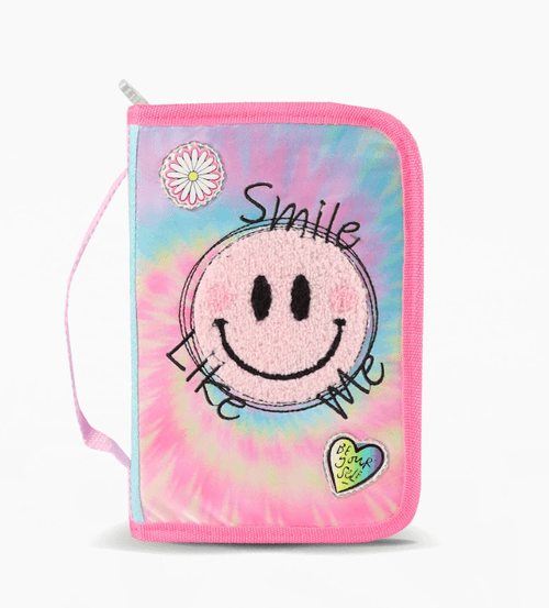 Cartuchera Footy Smile Desplegable Un Piso Rosa