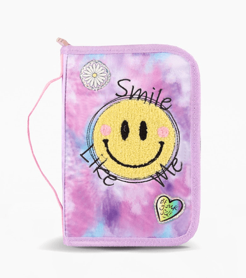 Cartuchera Footy Smile Desplegable Un Piso Lila