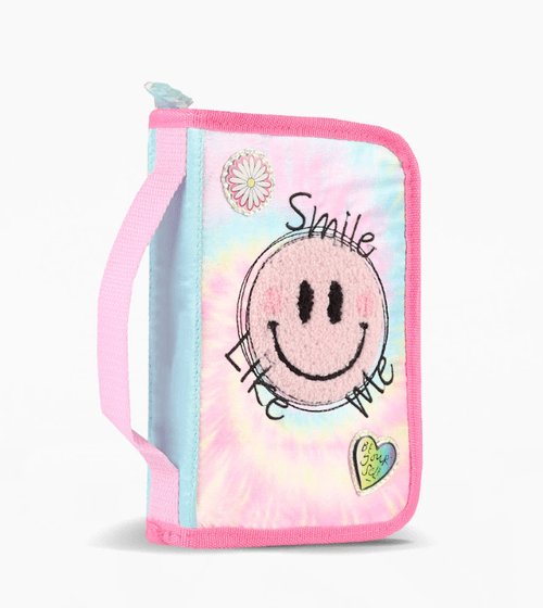 Cartuchera Footy Smile Desplegable Un Piso Rosa