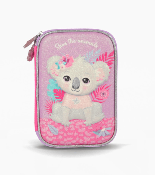 Cartuchera Footy Koala Desplegable 2 ´Pisos Lila