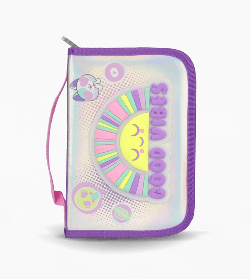 Cartuchera Footy Sunshine Desplegable Lila