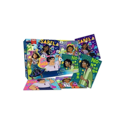 Set Rompecabezas Encanto Pack x4 2 Puzzles 48 Y 56 Piezas 16x20 Cm