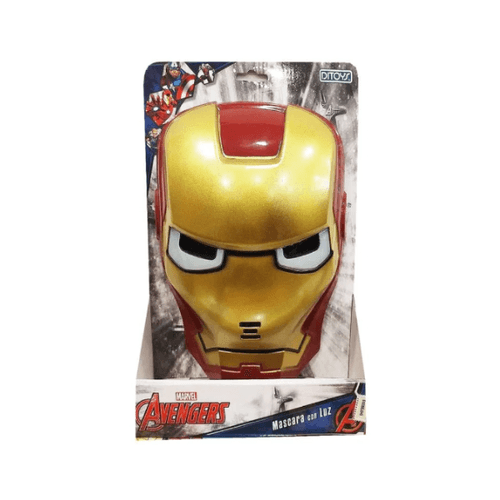 Máscara Iron Man Coleccionable Con Luz Led Original Marvel