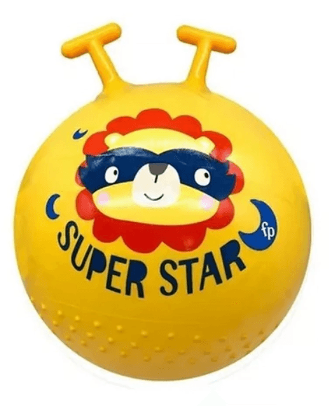 Saltarin Pelota con agarre- Amarilla