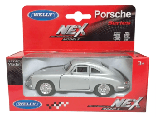 Porsche 356B Escala 1:36 Gris