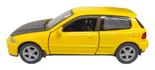 Honda Civic EG6 Escala 1:36 Amarillo