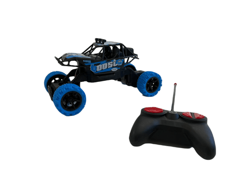 Auto a Radio Control Ruedas de Goma Chico Azul