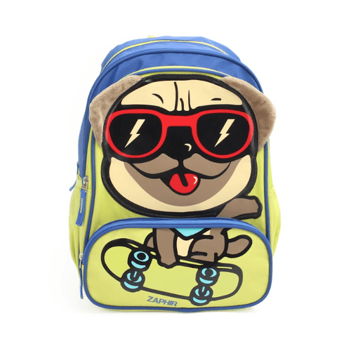 Mochila Espalda 14” Perrito Verde