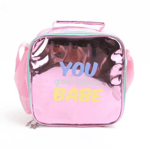 Lonchera You Got This Babe Térmica Rosa