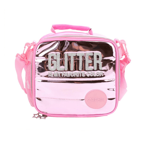 Lonchera Glitter Térmica Rosa