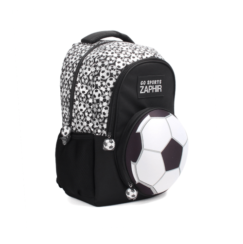 Mochila Espalda 18” Pelota Football Negra