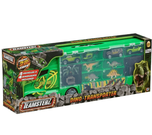 Teamsterz Camión Transporta Vehículos Beast Machines con Vehículos