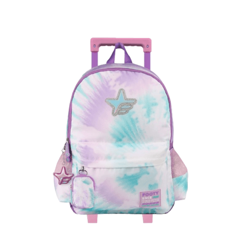 Mochila Carro 18” Footy Big Kids Batik Lila
