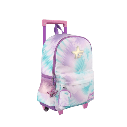 Mochila Carro 18” Footy Big Kids Batik Lila