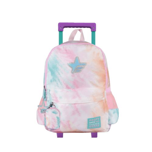 Mochila Carro 18” Footy Big Kids Batik Rosa