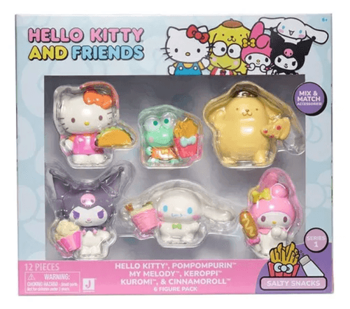 Hello Kitty Set 6 Figuras con Accesorios