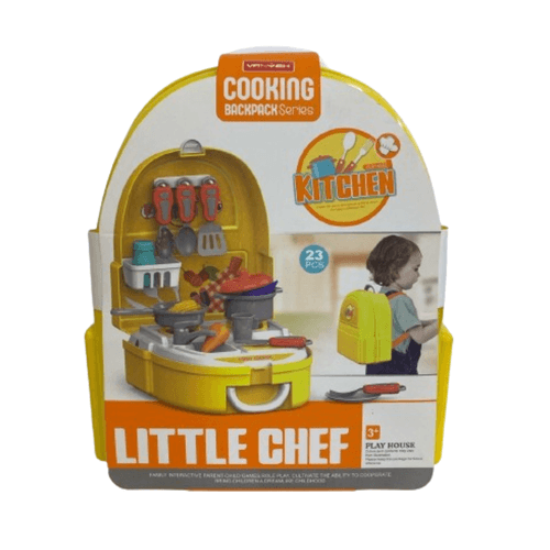 Juguete Valijita Mochila Little Chef Con 23 Accesorios
