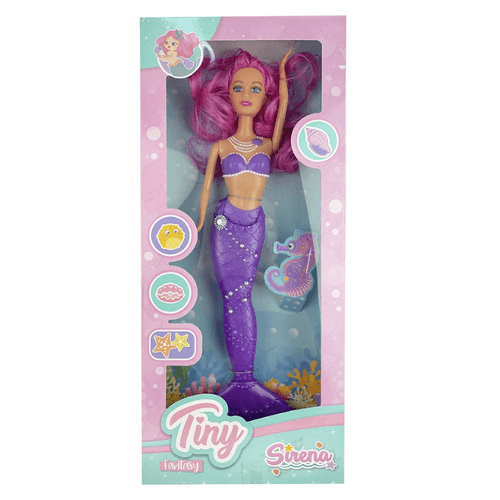 Muñeca Tiny Sirena Violeta