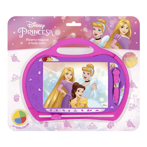 Pizarra Mágica Princesas Disney A Todo Color Con Lápiz
