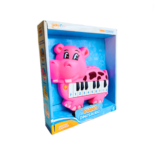 Piano interactivo Hipopótamo con Sonido Rosa