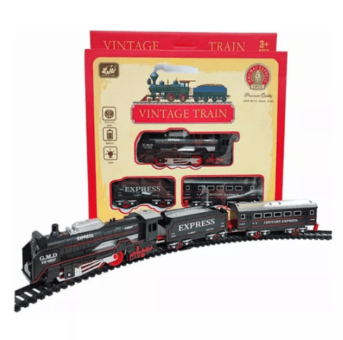 Pista De Tren Clásico Luz Vintage Train