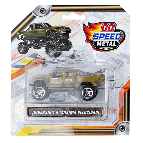 Camioneta Colección Go Metal Speed Camo UN Marrón
