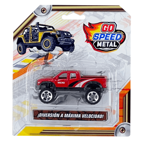 Camioneta Colección Go Metal Speed Micro Roja