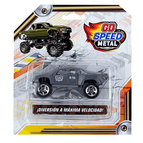 Camioneta Colección Go Metal Speed Camo UN Gris