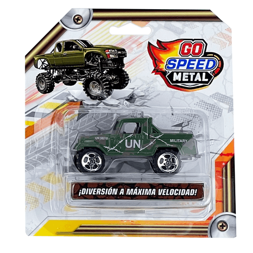 Camioneta Colección Go Metal Speed Camo UN Verde