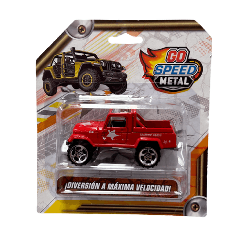 Camioneta Colección Go Metal Speed Fashion Heavy Roja
