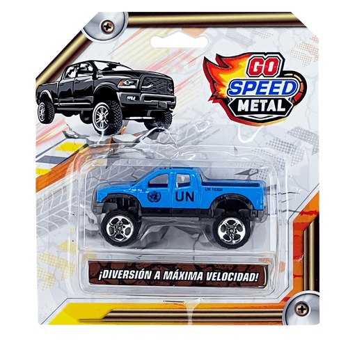 Camioneta Colección Go Metal Speed UN Celeste