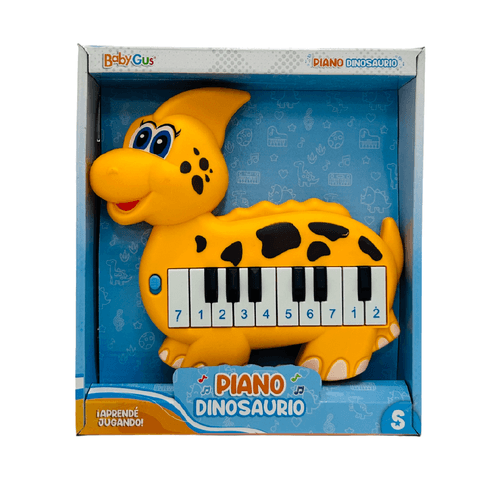 Piano interactivo Parasaurolophus con Sonido Amarillo
