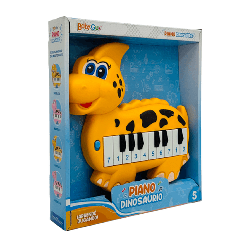 Piano interactivo Parasaurolophus con Sonido Amarillo