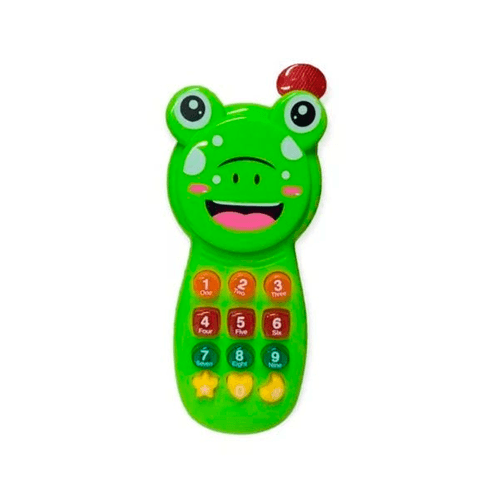 Celular Interactivo Animalitos Con Luces Y Sonidos Rana